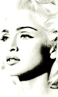Das Madonna - Material Girl Wallpaper 240x400