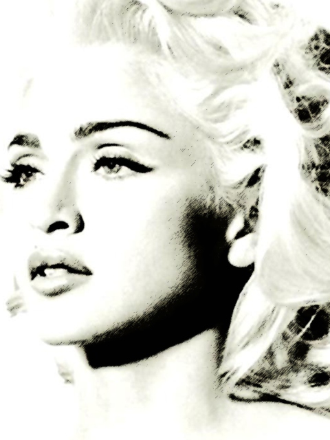 Sfondi Madonna - Material Girl 480x640