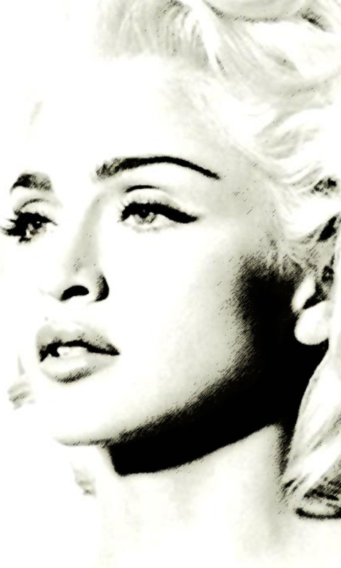 Screenshot №1 pro téma Madonna - Material Girl 480x800