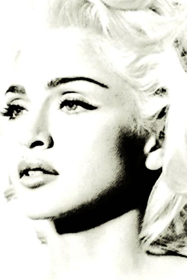 Das Madonna - Material Girl Wallpaper 640x960