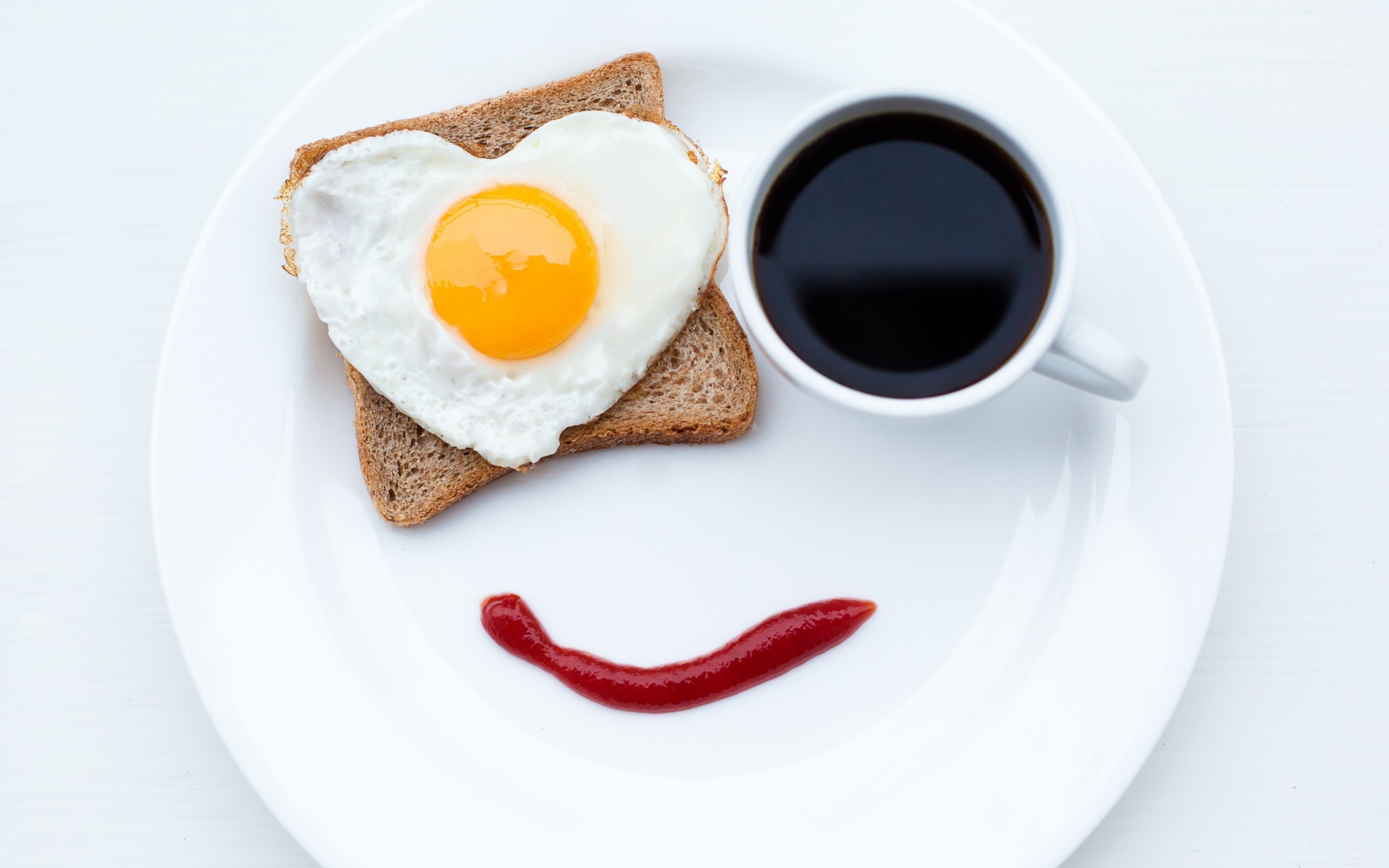 Das Happy Breakfast Wallpaper 2560x1600