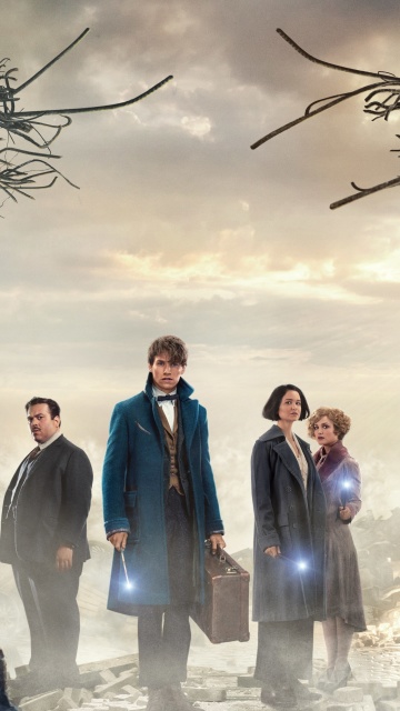Das Fantastic Beasts and Where to Find Them Wallpaper 360x640