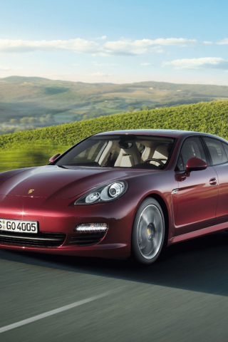 Porsche Panamera V6 wallpaper 320x480