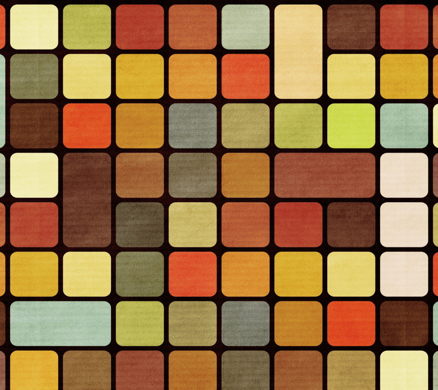 Screenshot №1 pro téma Rubiks Cube Squares Retro 1440x1280