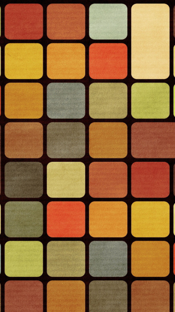 Das Rubiks Cube Squares Retro Wallpaper 360x640