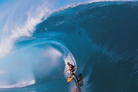 Fondo de pantalla Surfer 480x320