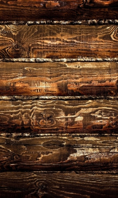 Das Wooden Panel Design Wallpaper 240x400