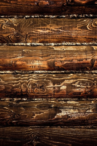 Wooden Panel Design wallpaper 320x480
