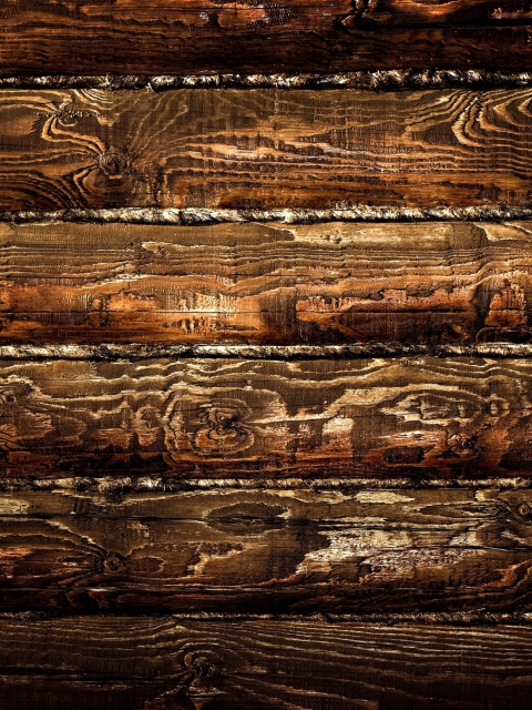 Sfondi Wooden Panel Design 480x640