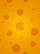 Screenshot №1 pro téma Apple Logo Orange 132x176