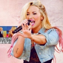 Das Demi Lovato Singing Wallpaper 128x128