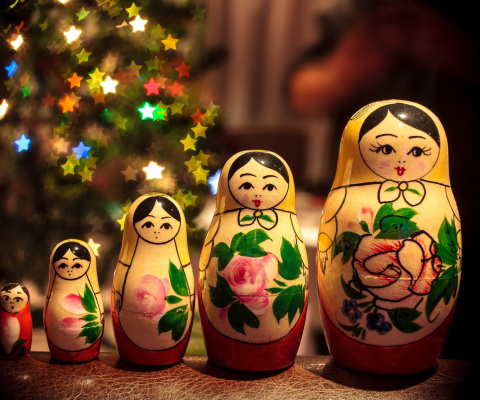 Matrioshka   Russian Doll wallpaper 480x400