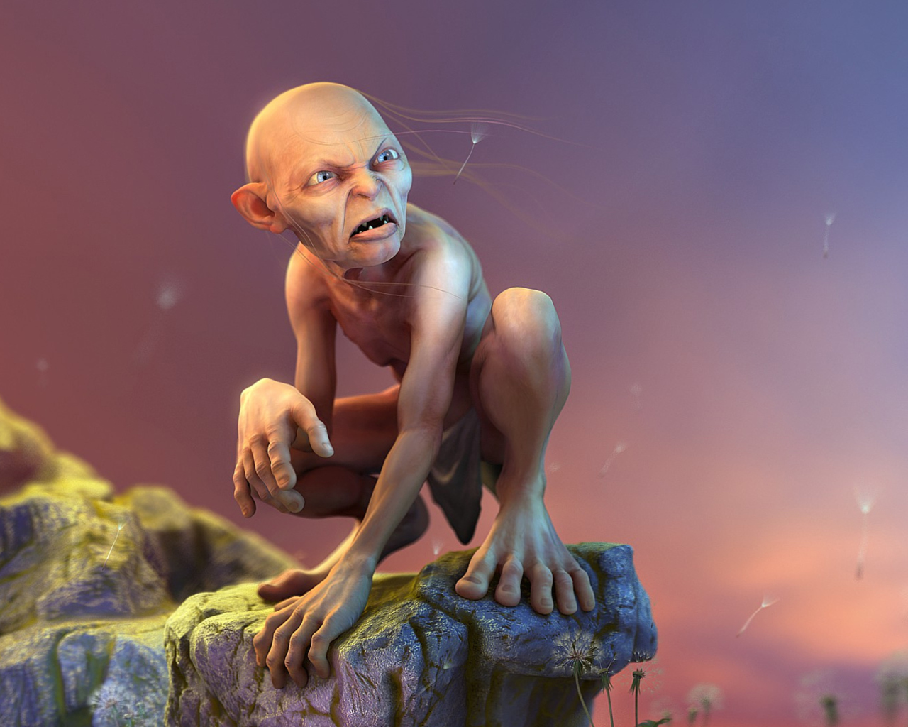 Gollum - Lord Of The Rings wallpaper 1280x1024