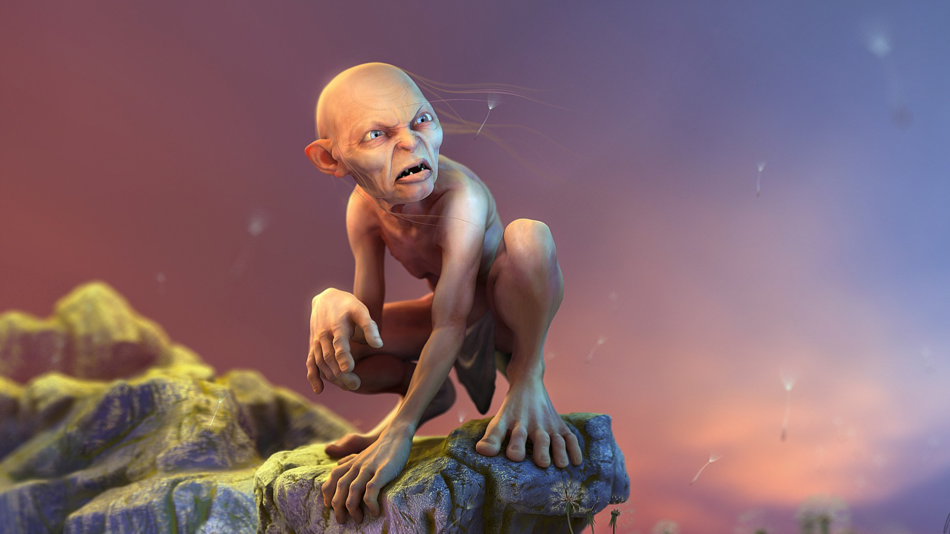 Fondo de pantalla Gollum - Lord Of The Rings 1920x1080