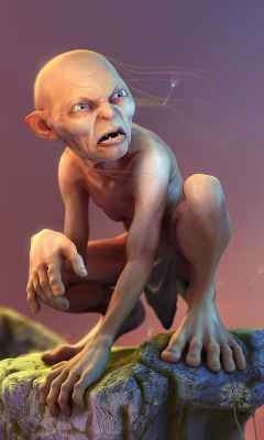 Gollum - Lord Of The Rings wallpaper 240x400