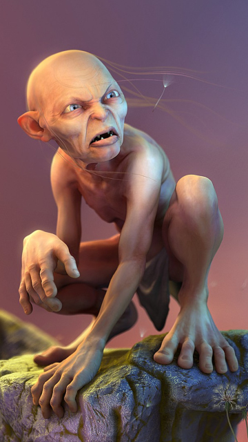 Gollum - Lord Of The Rings wallpaper 360x640