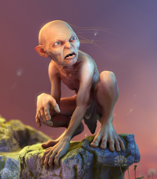 Kostenloses Gollum - Lord Of The Rings Wallpaper für 240x400