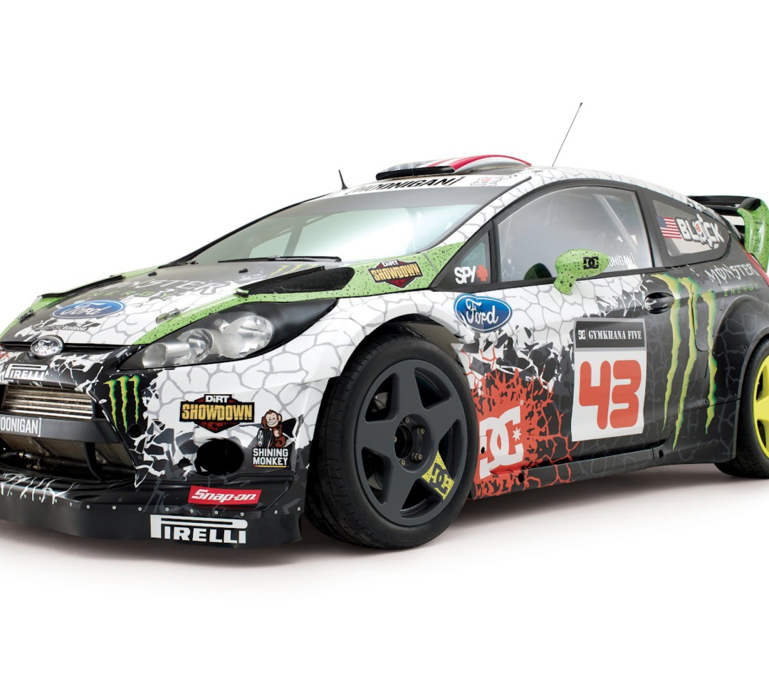 Ken Block - Ford Fiesta HFHV wallpaper 1080x960