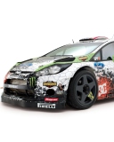 Das Ken Block - Ford Fiesta HFHV Wallpaper 128x160