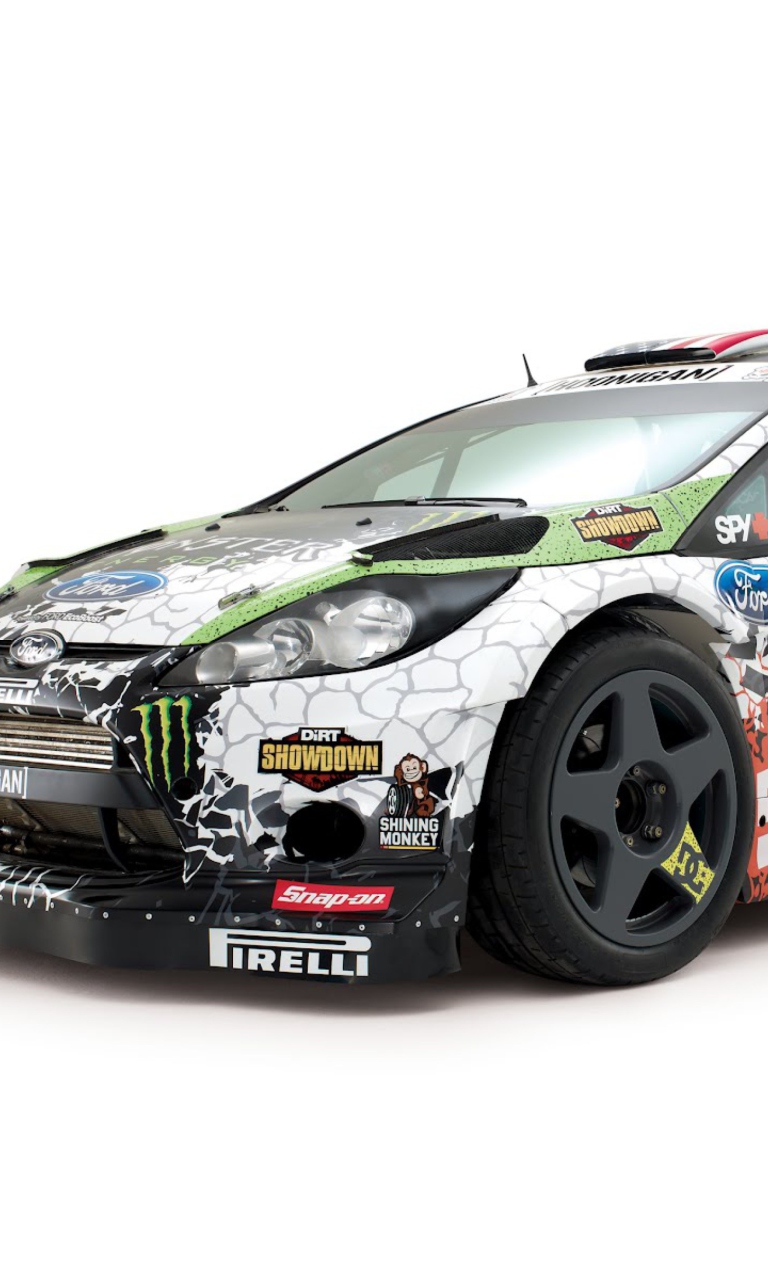 Das Ken Block - Ford Fiesta HFHV Wallpaper 768x1280