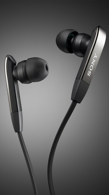 Обои Sony Earphones 360x640