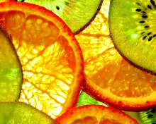 Fondo de pantalla Fruit Slices 220x176