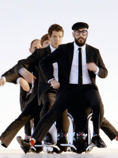 Fondo de pantalla OK Go American Power Pop Band 240x320