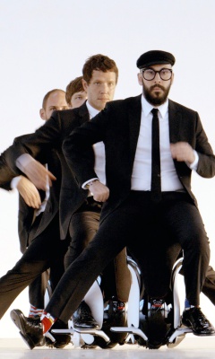 Das OK Go American Power Pop Band Wallpaper 240x400