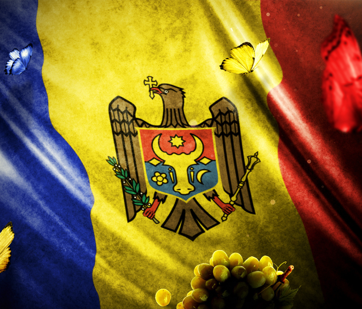 Sfondi Moldova Flag 1200x1024