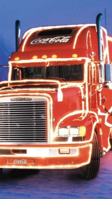 Screenshot №1 pro téma Coca Cola Christmas Truck 360x640