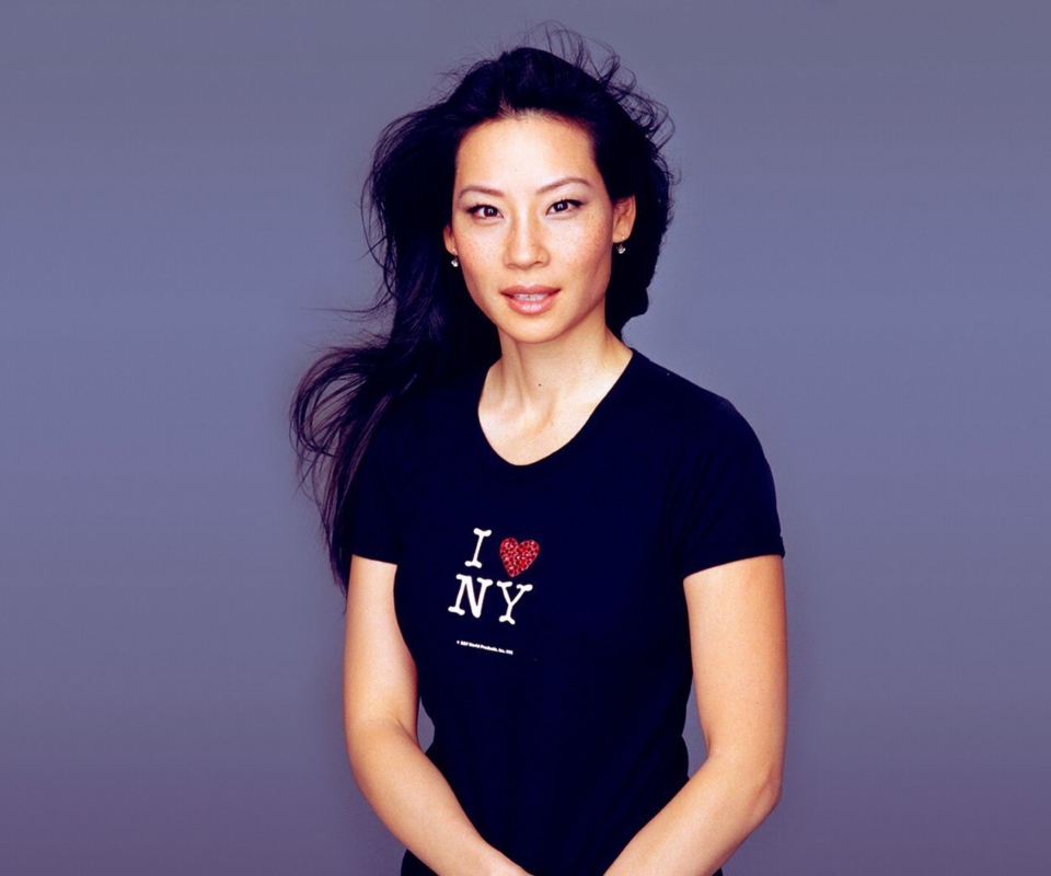 Das Lucy Liu I Love Ny T-Shirt Wallpaper 960x800