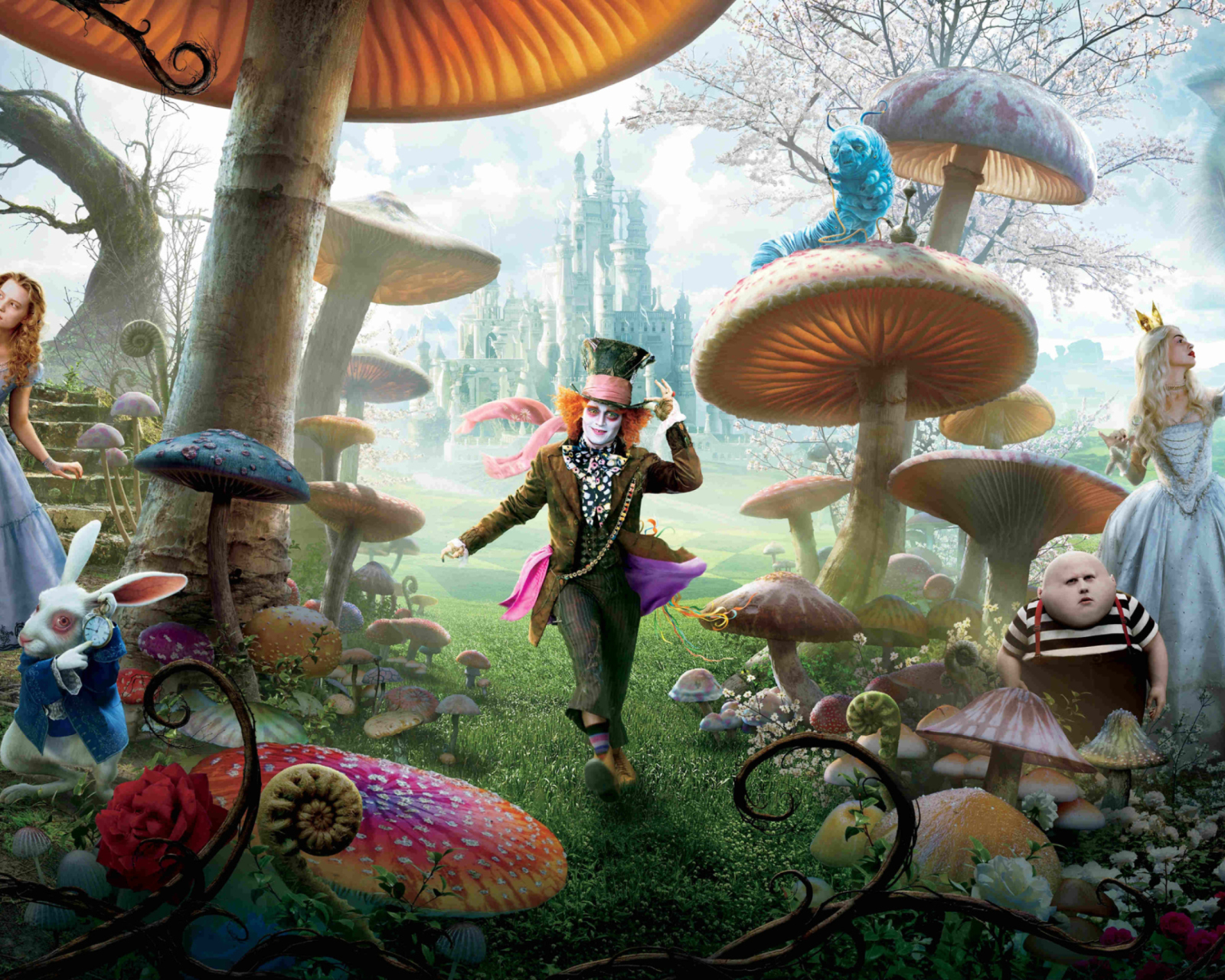 Das Alice In Wonderland Movie Wallpaper 1600x1280