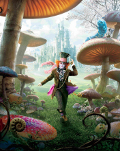 Das Alice In Wonderland Movie Wallpaper 176x220