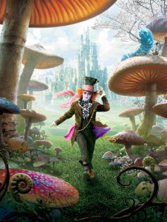 Das Alice In Wonderland Movie Wallpaper 240x320