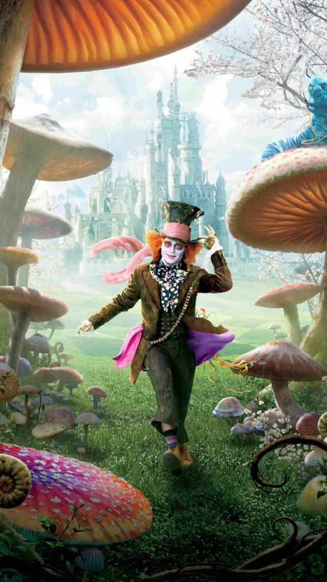 Screenshot №1 pro téma Alice In Wonderland Movie 640x1136