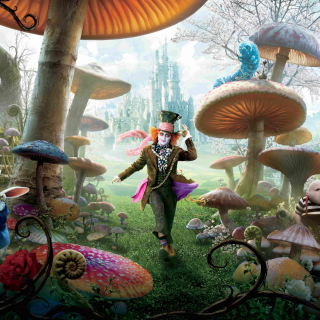 Kostenloses Alice In Wonderland Movie Wallpaper für iPad mini