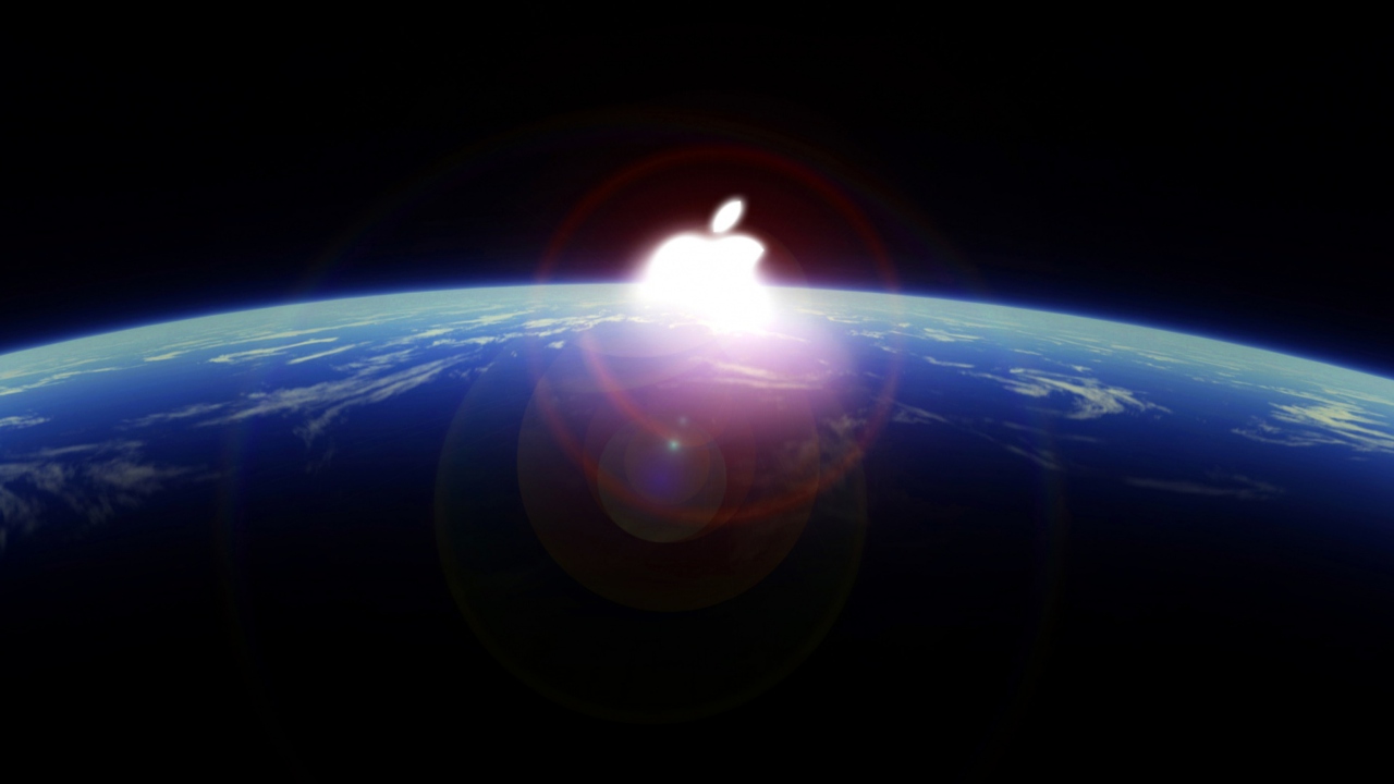 Das Apple Eclipse Wallpaper 1280x720
