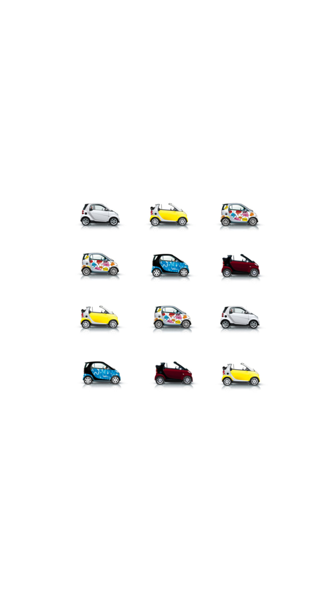 Sfondi Mini Smart Cars 1080x1920