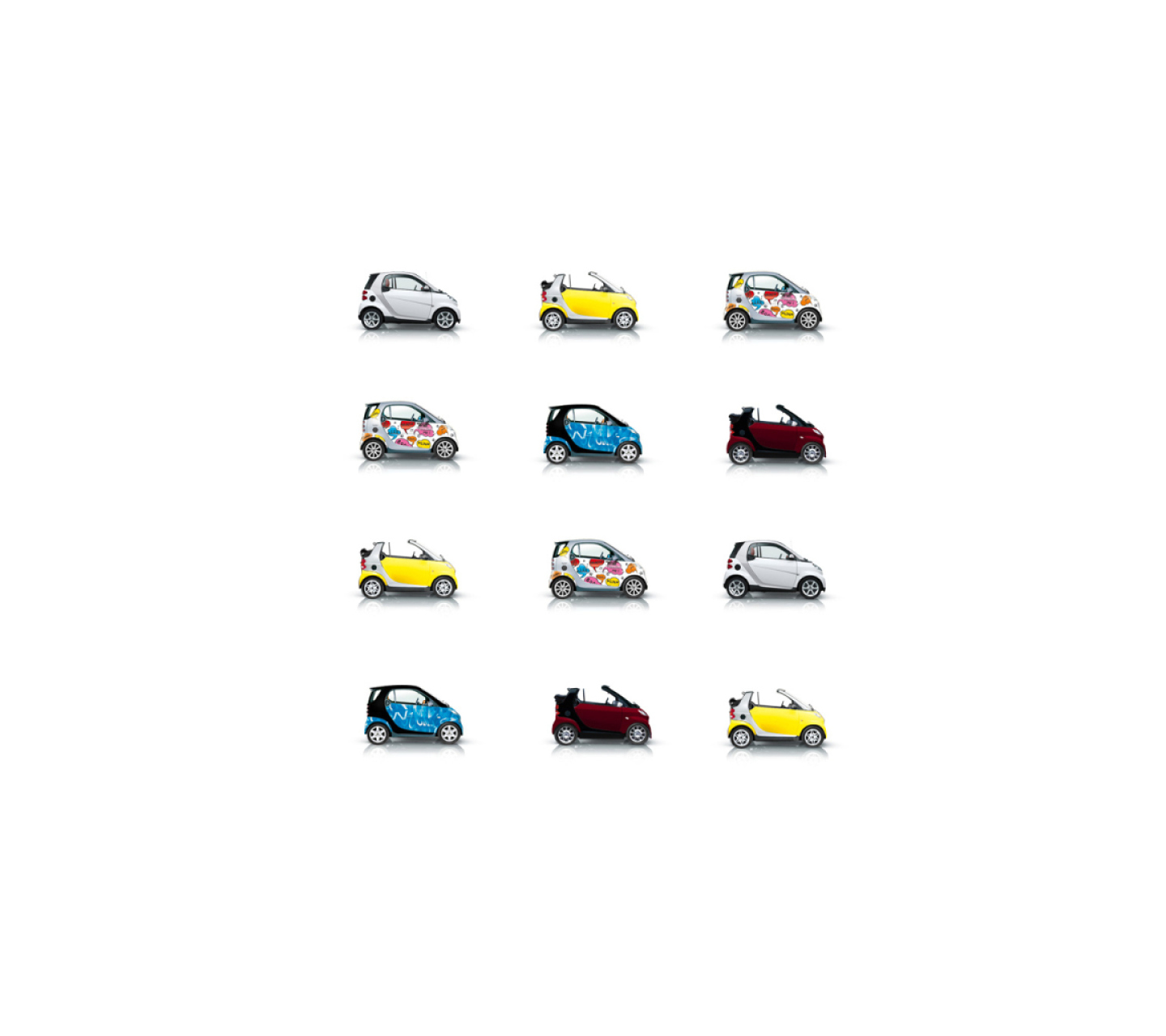 Sfondi Mini Smart Cars 1440x1280