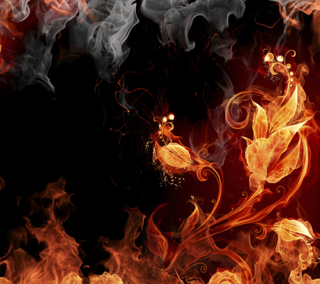 Das Amazing Fire Mix Wallpaper 1080x960