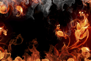 Amazing Fire Mix Picture for Android, iPhone and iPad