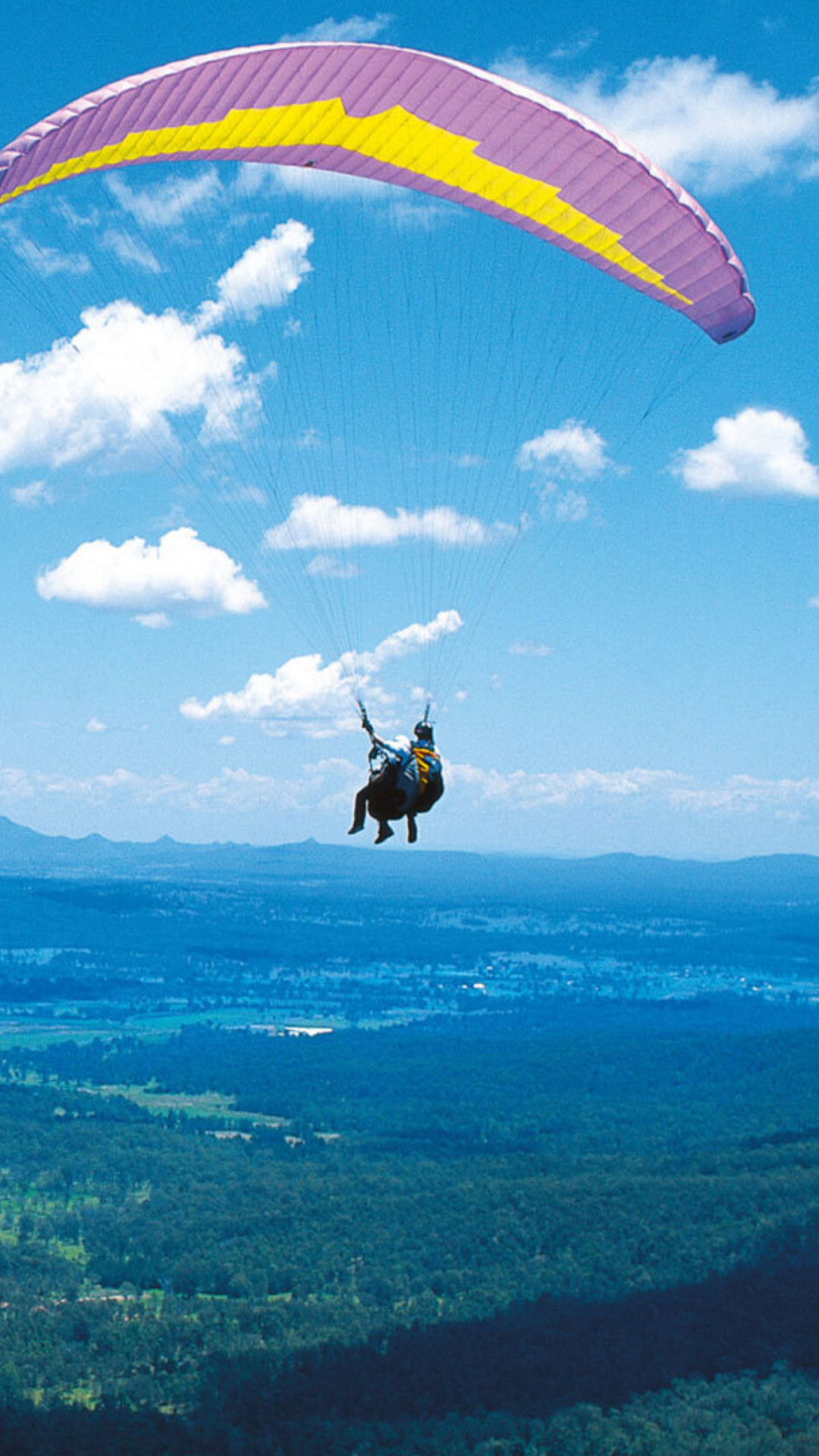 Paraglider wallpaper 1080x1920