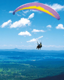 Paraglider wallpaper 128x160