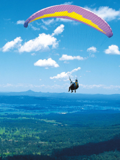 Paraglider wallpaper 240x320