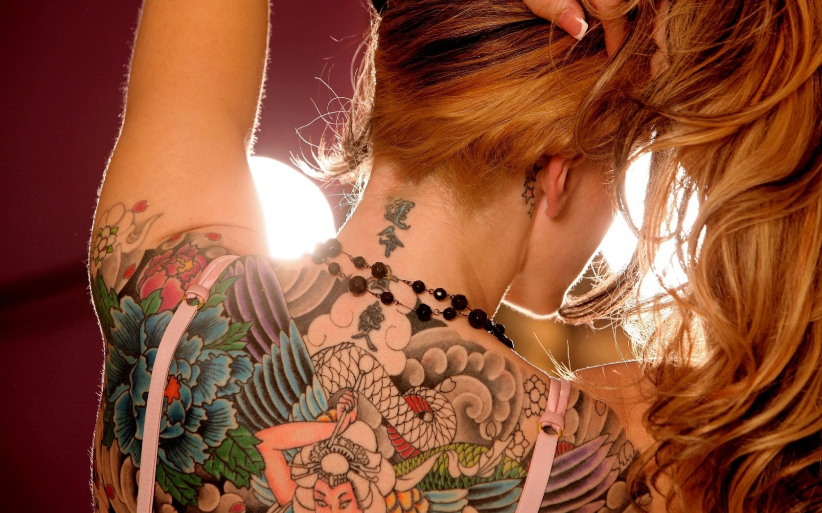 Colourful Tattoos wallpaper 1680x1050