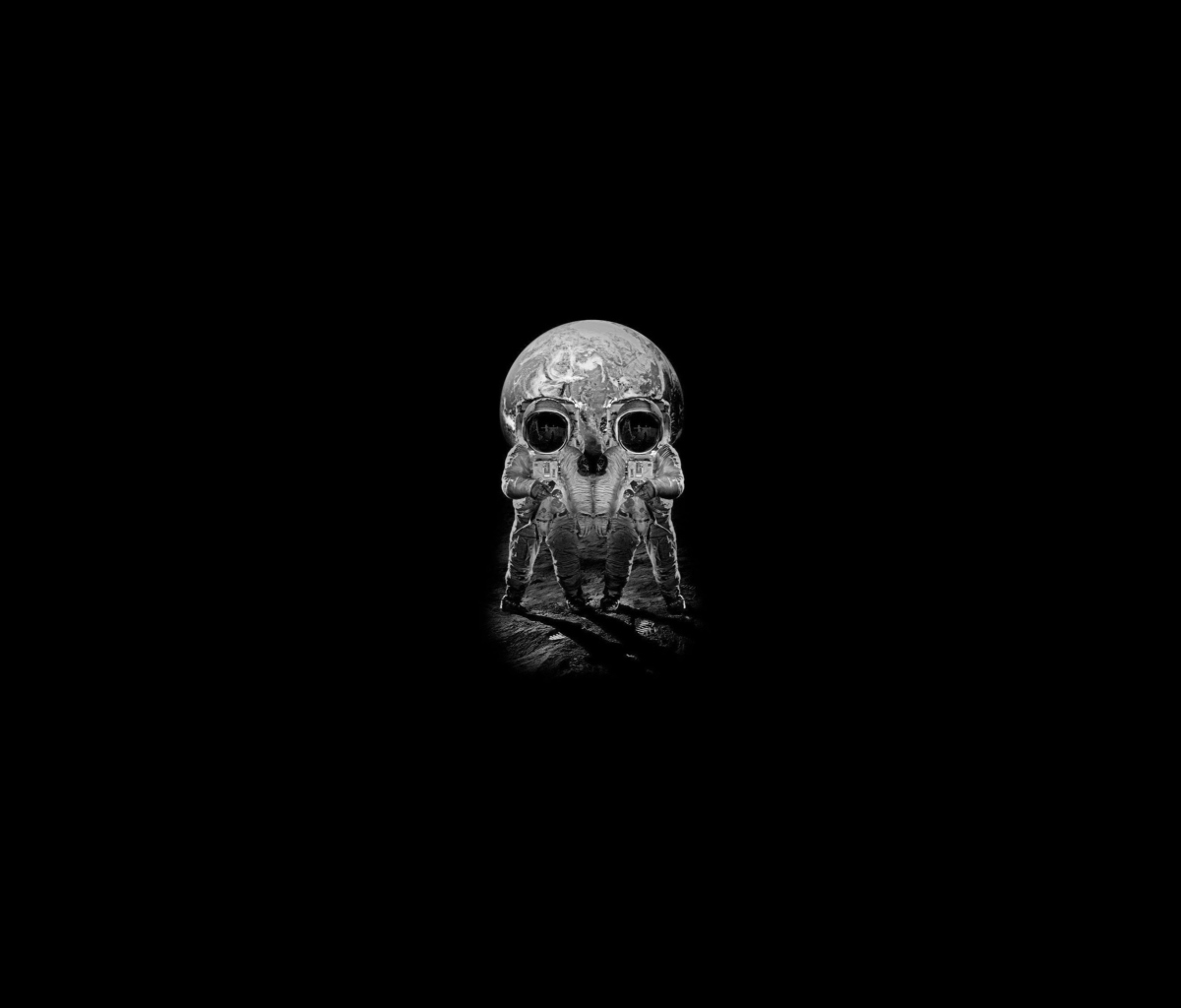 Sfondi Skull - Optical Illusion 1200x1024