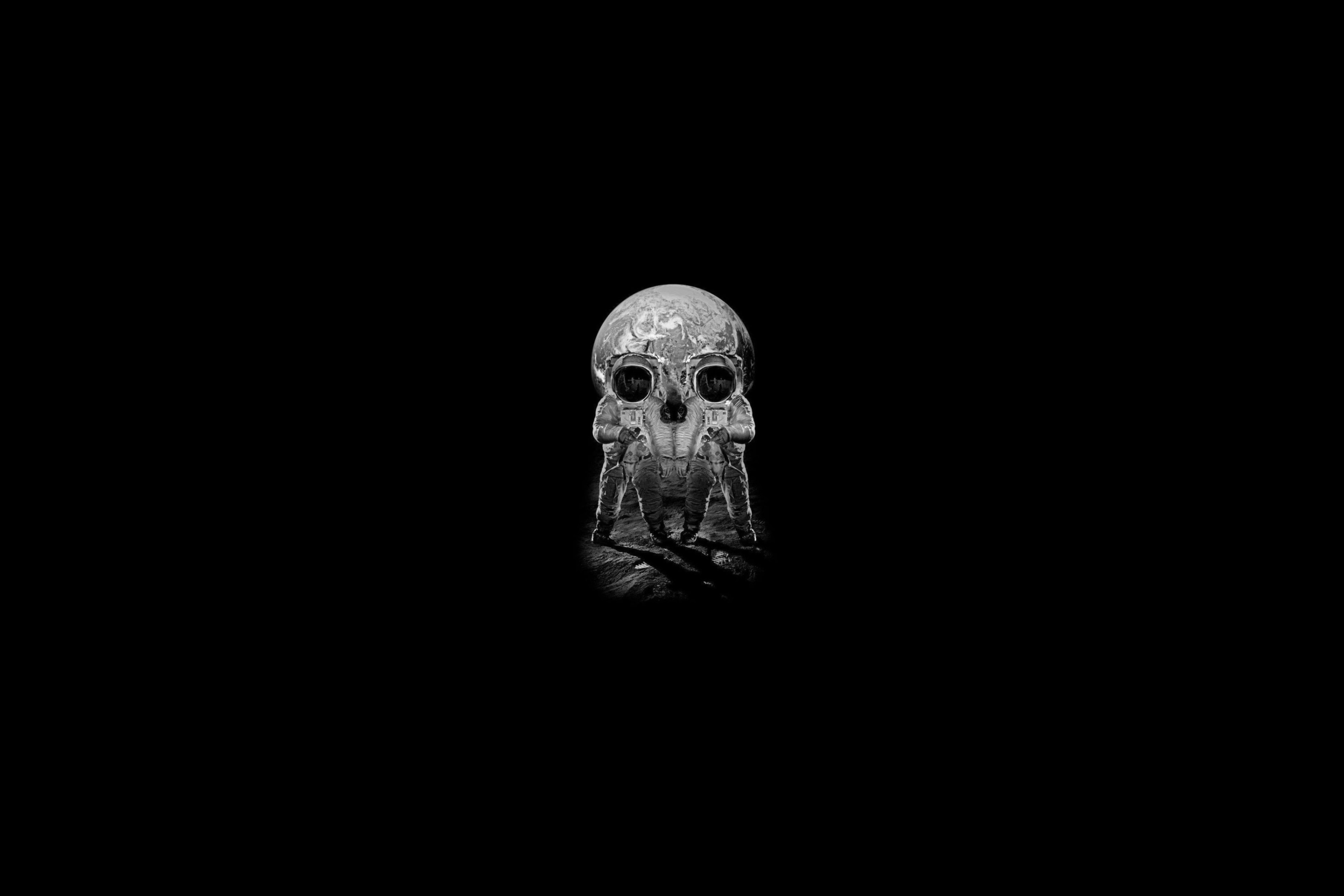 Sfondi Skull - Optical Illusion 2880x1920