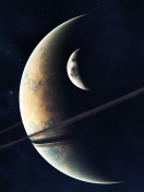 Planets In Space wallpaper 132x176