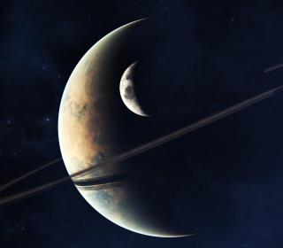 Planets In Space - Obrázkek zdarma pro iPad mini 2
