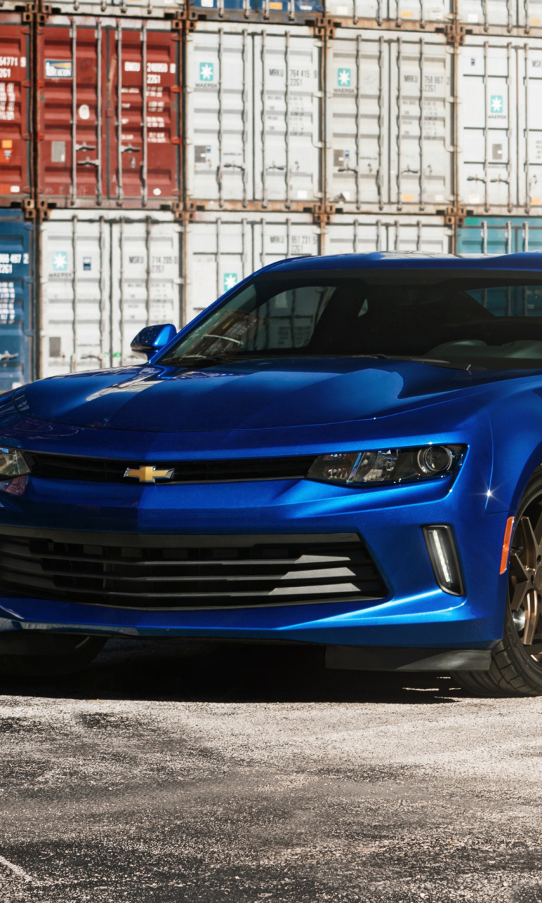 Обои Chevrolet Camaro 2022 768x1280